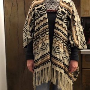 Poncho style cardigan from Nordstrom.